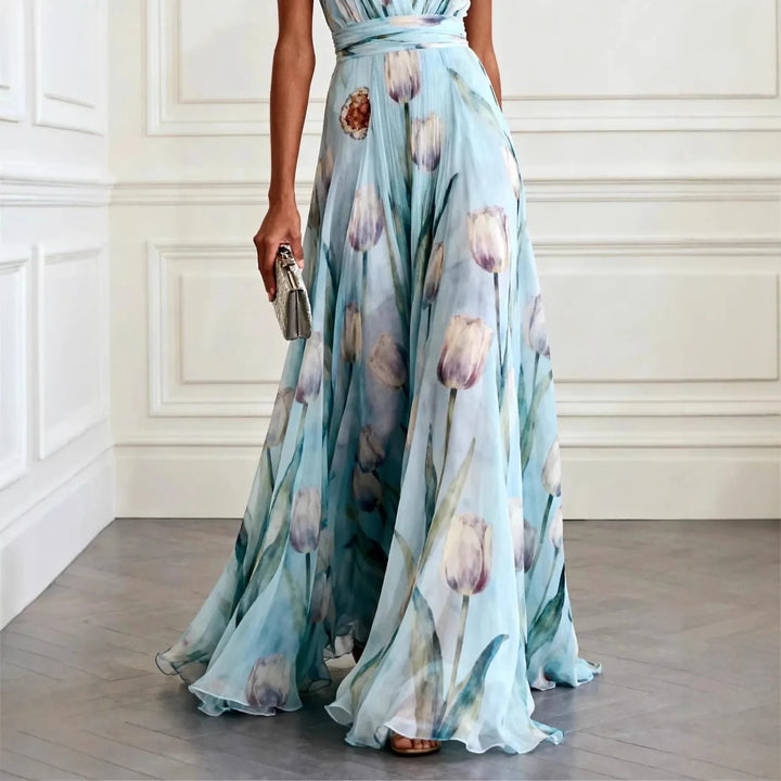 Thalira | Women’s Floral Maxi Dress for Special Occasion