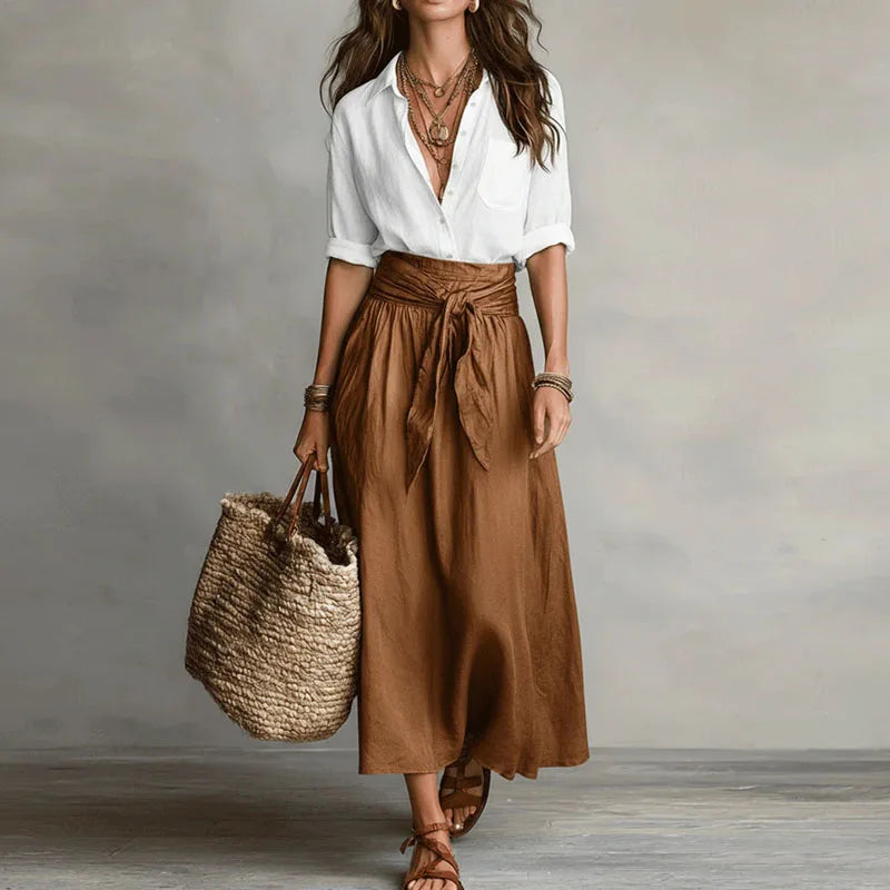 Liorenne | Women’s Skirt Set featuring Tie-Waist Detail