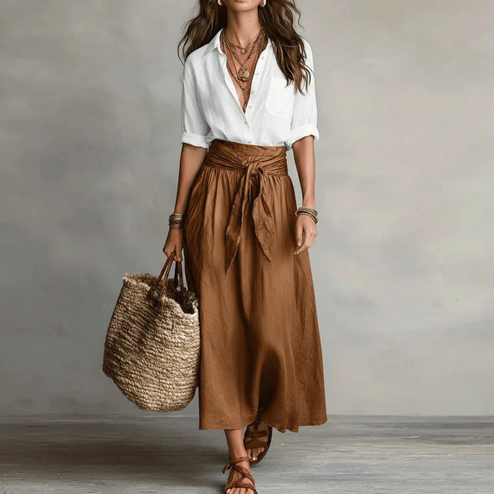 Liorenne | Women’s Skirt Set featuring Tie-Waist Detail
