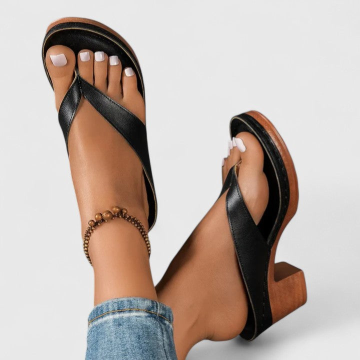 Calindra | Women’s Toe-Post Heeled Sandals for Summer Pieces