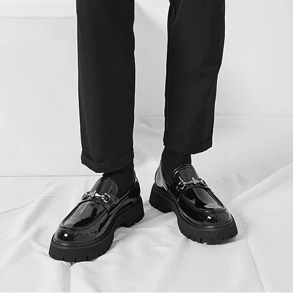 Rovanni | Men’s Chunky Loafers featuring Decorative bar