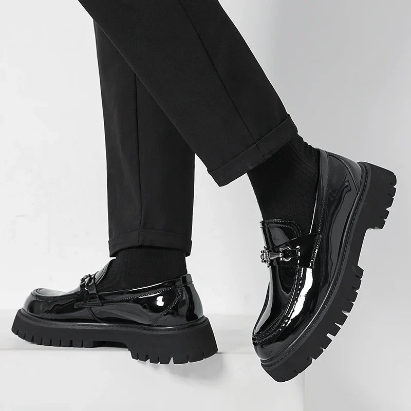 Rovanni | Men’s Chunky Loafers featuring Decorative bar