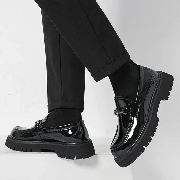 Rovanni | Men’s Chunky Loafers featuring Decorative bar