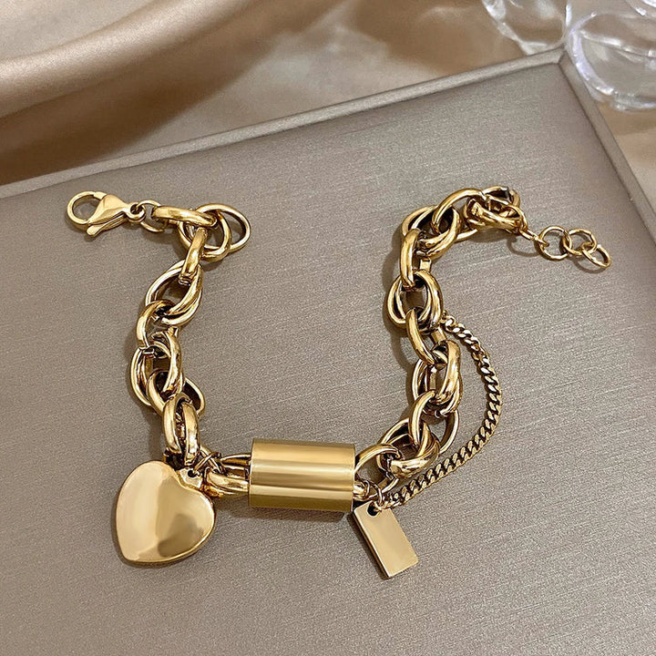 Heartened Chunky Bracelet | 18k Gold