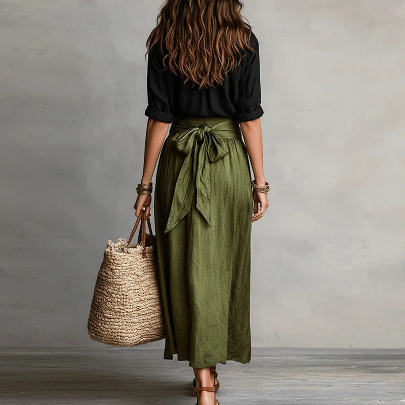 Liorenne | Women’s Skirt Set featuring Tie-Waist Detail