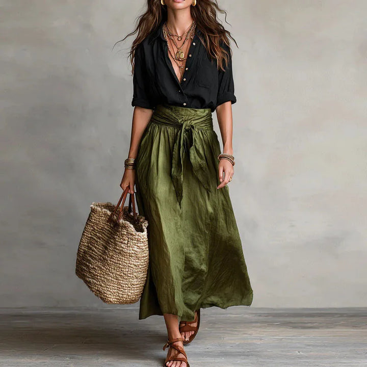 Liorenne | Women’s Skirt Set featuring Tie-Waist Detail