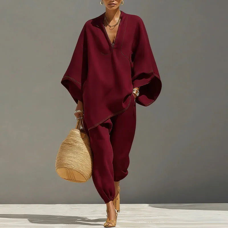 Solaya | Women’s Relaxed Co-Ord Set for Holiday Pair