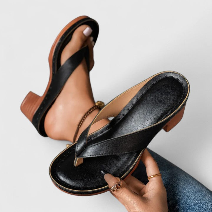 Calindra | Women’s Toe-Post Heeled Sandals for Summer Pieces