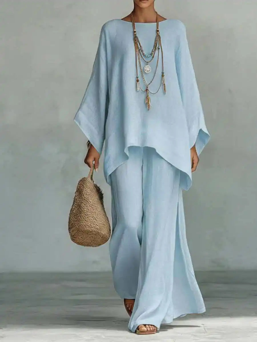 Analinda | Women’s Wide-Leg Co-Ord Set designed for Relaxed Summer