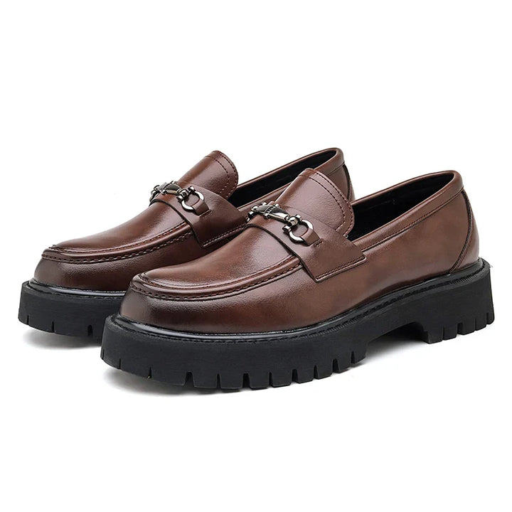 Rovanni | Men’s Chunky Loafers featuring Decorative bar