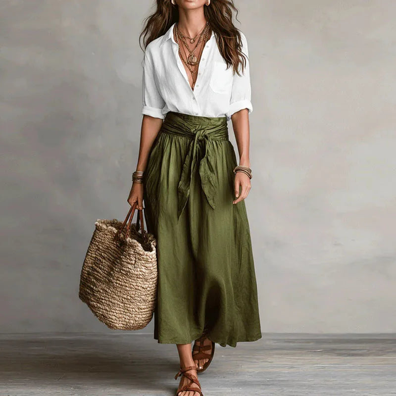 Liorenne | Women’s Skirt Set featuring Tie-Waist Detail