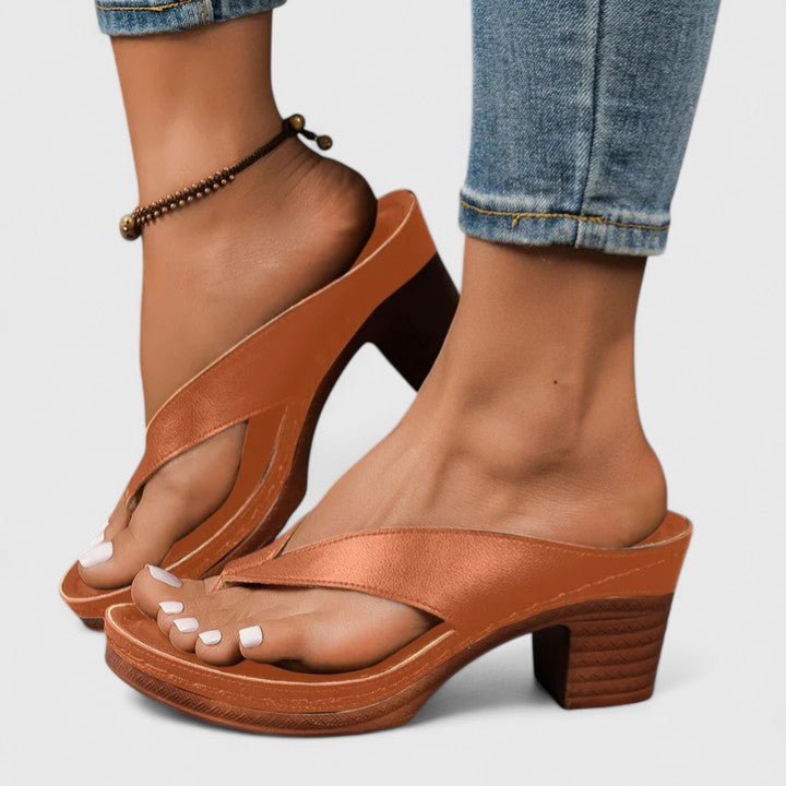 Calindra | Women’s Toe-Post Heeled Sandals for Summer Pieces