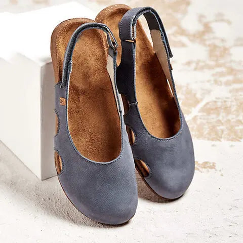 Luciana | Women’s Wedge Sandals with Cut-Out Style note