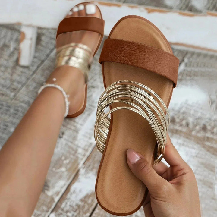 Clarisse | Women’s Slide Sandals for Easy Summer Dress-up option