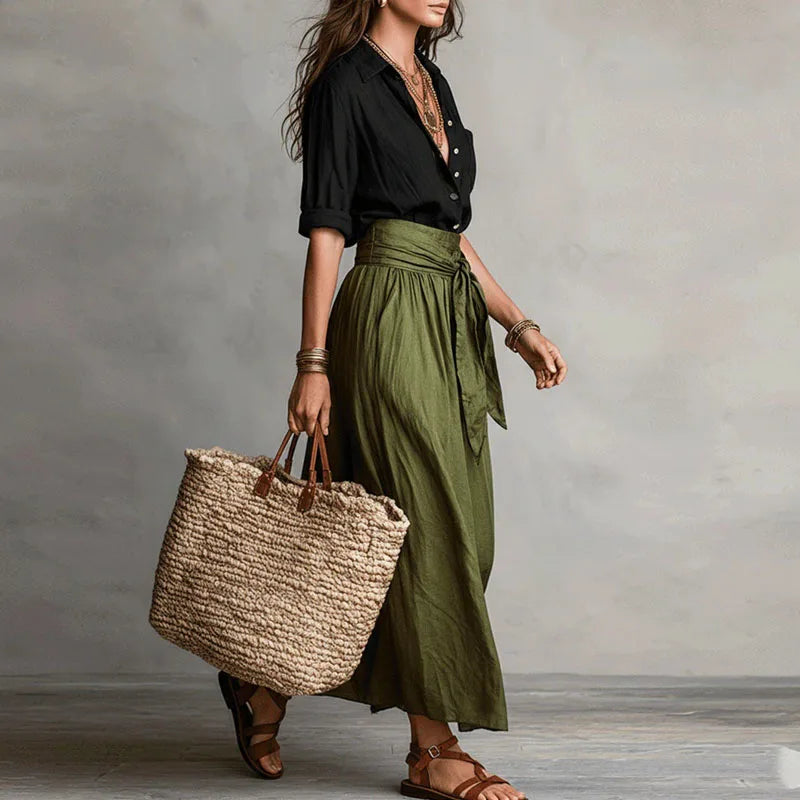 Liorenne | Women’s Skirt Set featuring Tie-Waist Detail