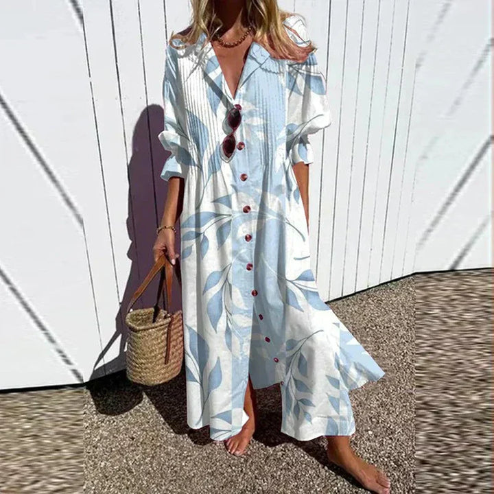Eraphina | Women’s Maxi Dress featuring a Colourful Abstract Print