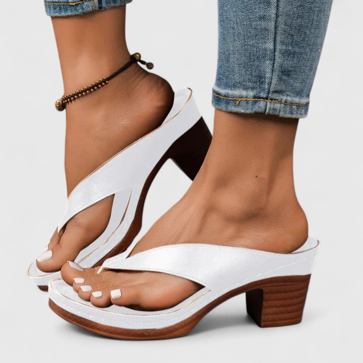Calindra | Women’s Toe-Post Heeled Sandals for Summer Pieces