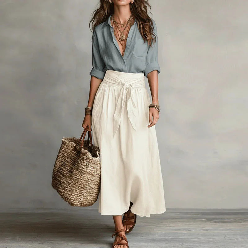 Liorenne | Women’s Skirt Set featuring Tie-Waist Detail
