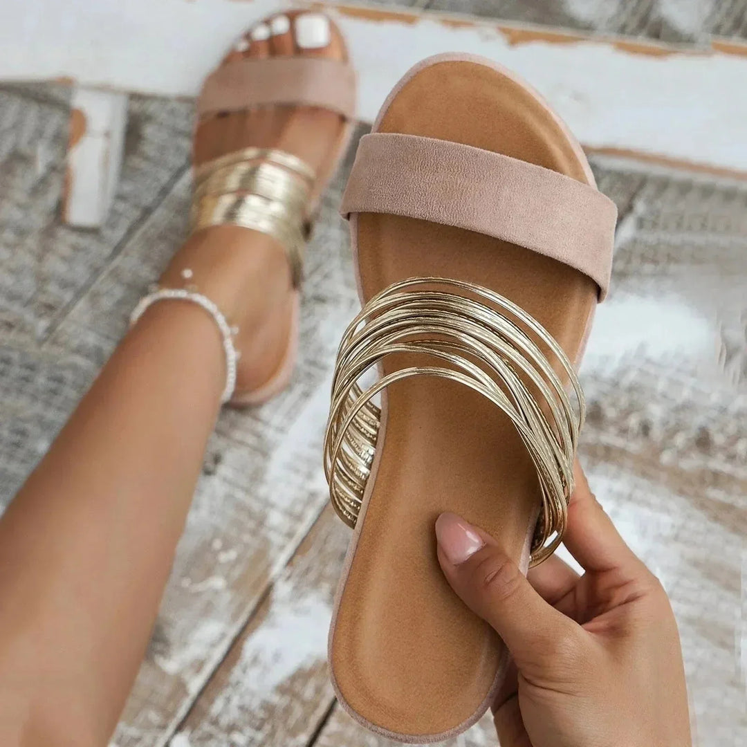 Clarisse | Women’s Slide Sandals for Easy Summer Dress-up option