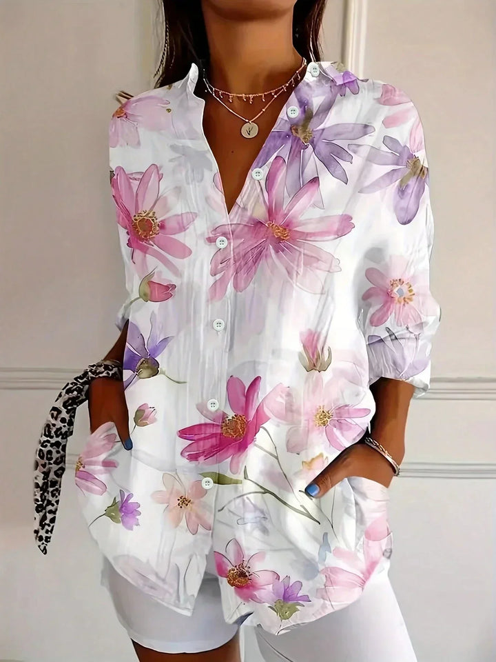 Jolenne | Women’s Colourful Button-Up Shirt for Casual Styling