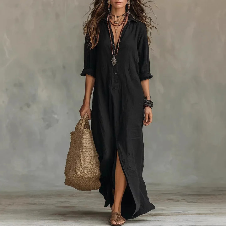 Sovelle | Women’s Shirt Dress in a Relaxed Maxi Length