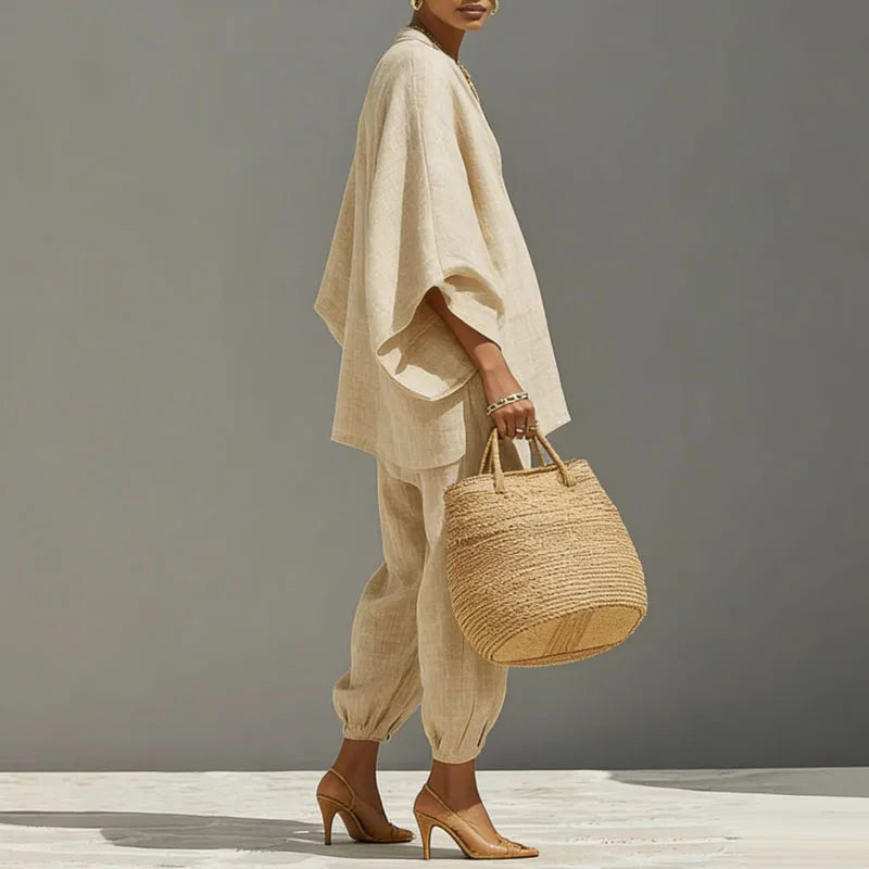 Solaya | Women’s Relaxed Co-Ord Set for Holiday Pair
