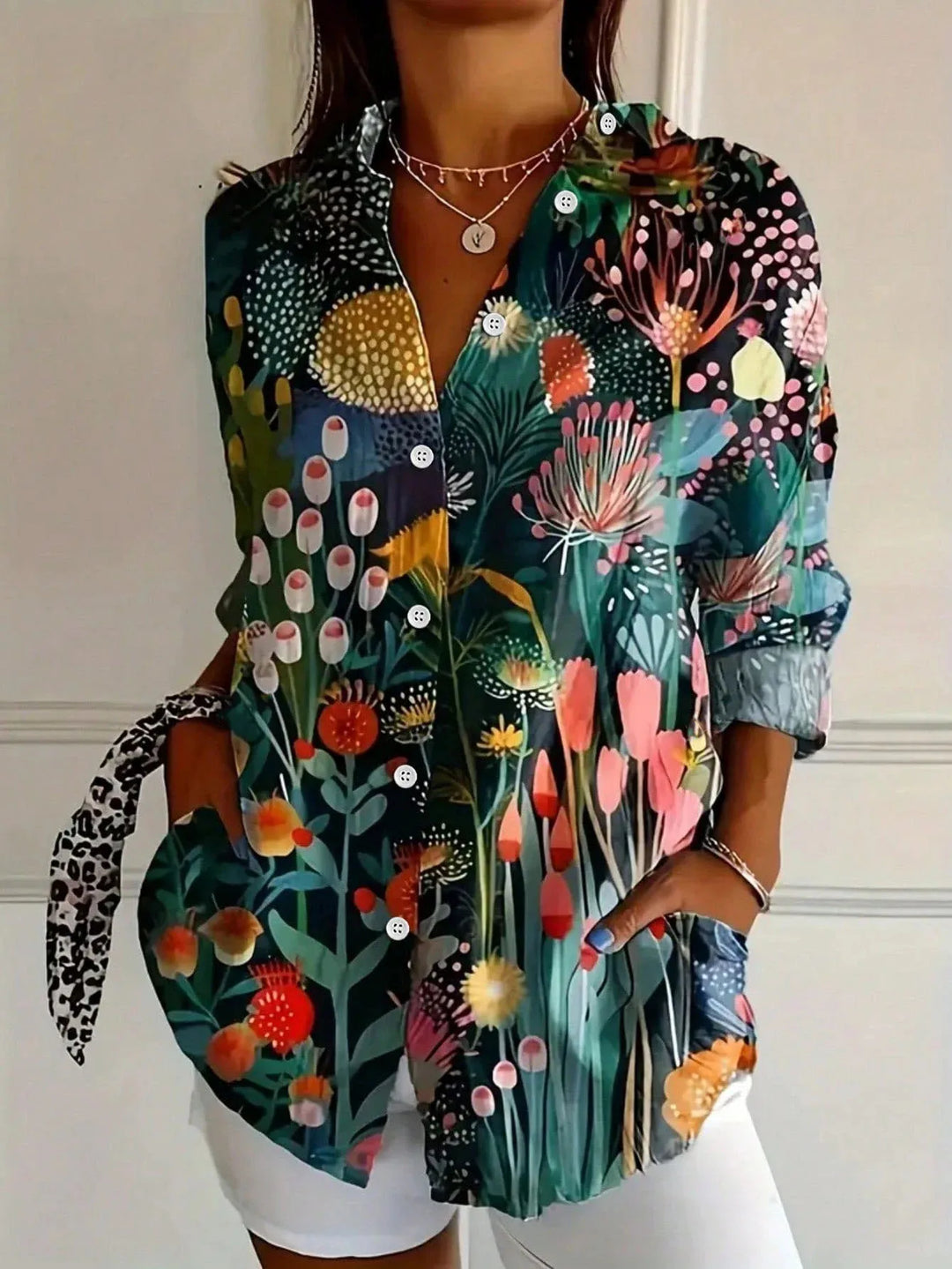 Jolenne | Women’s Colourful Button-Up Shirt for Casual Styling
