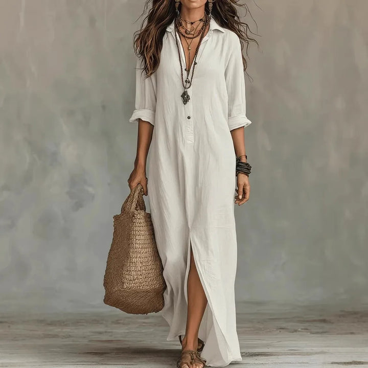 Sovelle | Women’s Shirt Dress in a Relaxed Maxi Length