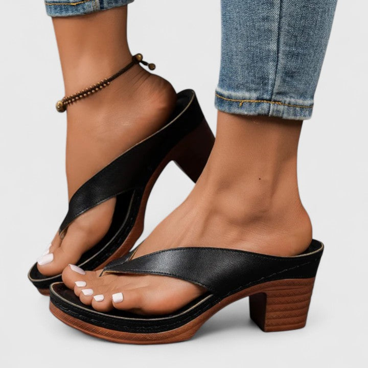Calindra | Women’s Toe-Post Heeled Sandals for Summer Pieces