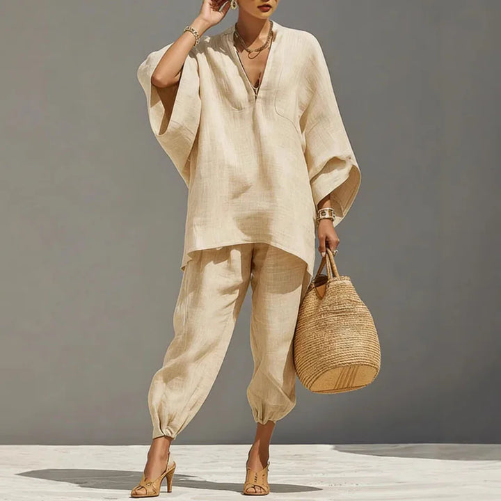 Solaya | Women’s Relaxed Co-Ord Set for Holiday Pair