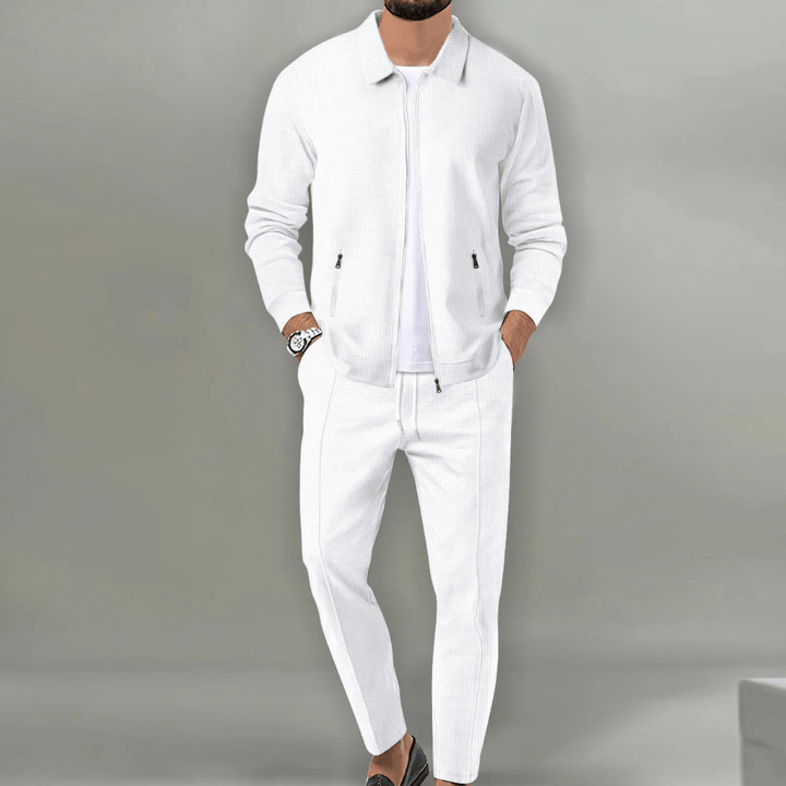 Thayer | Men’s Zip Jacket Set in a Clean Matching Look