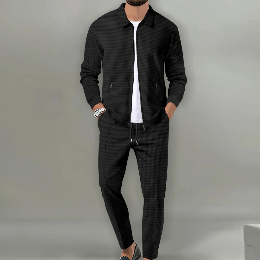 Thayer | Men’s Zip Jacket Set in a Clean Matching Look