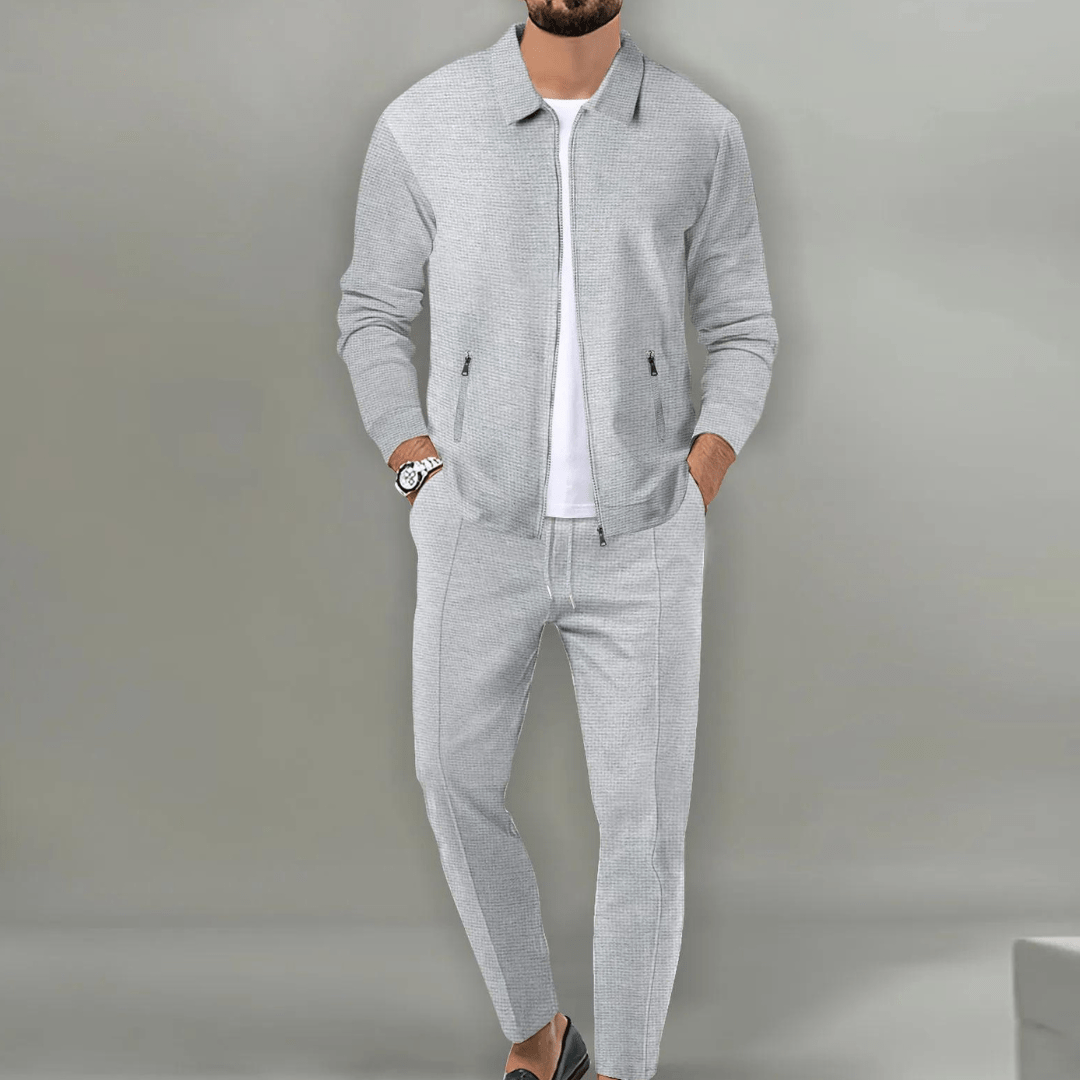 Thayer | Men’s Zip Jacket Set in a Clean Matching Look