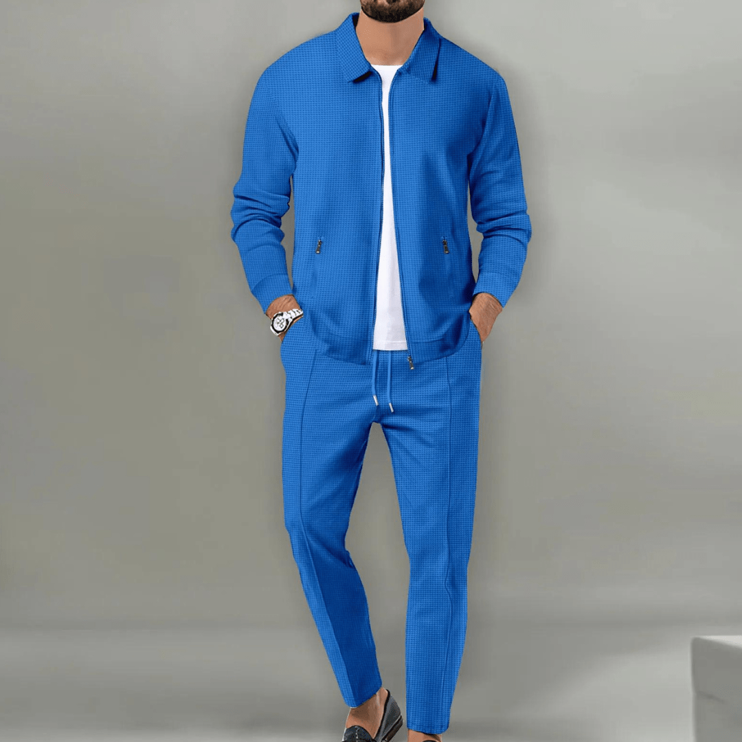Thayer | Men’s Zip Jacket Set in a Clean Matching Look