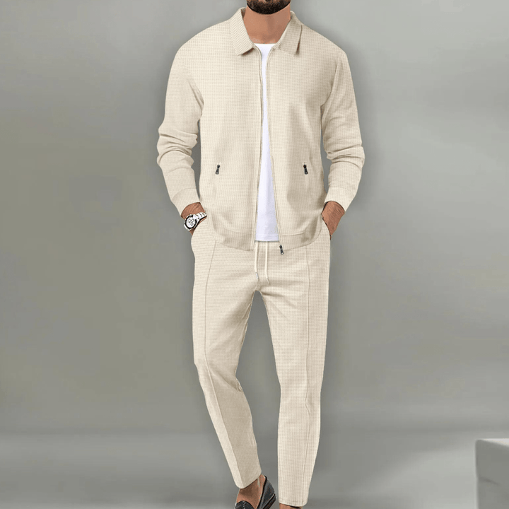 Thayer | Men’s Zip Jacket Set in a Clean Matching Look