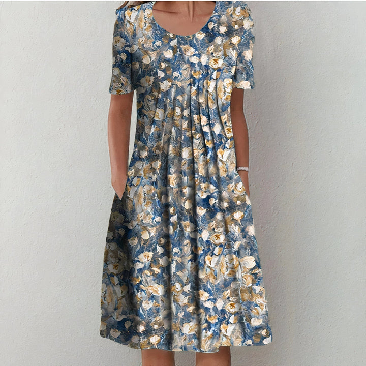 Brielle | Women’s Floral Dress featuring Side Pockets