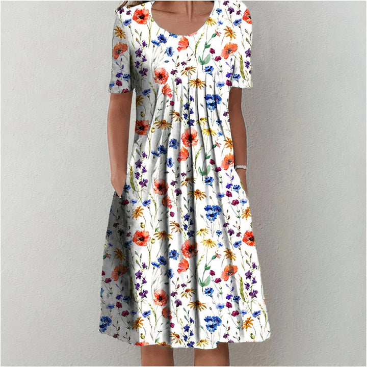 Brielle | Women’s Floral Dress featuring Side Pockets