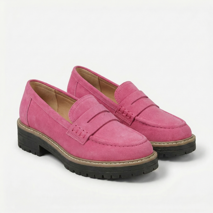 Virella | Women’s Chunky Sole Loafers with Classic Slip-On Style