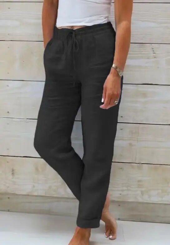 Firelle | Women’s Drawstring Trousers for Relaxed Everyday Attire