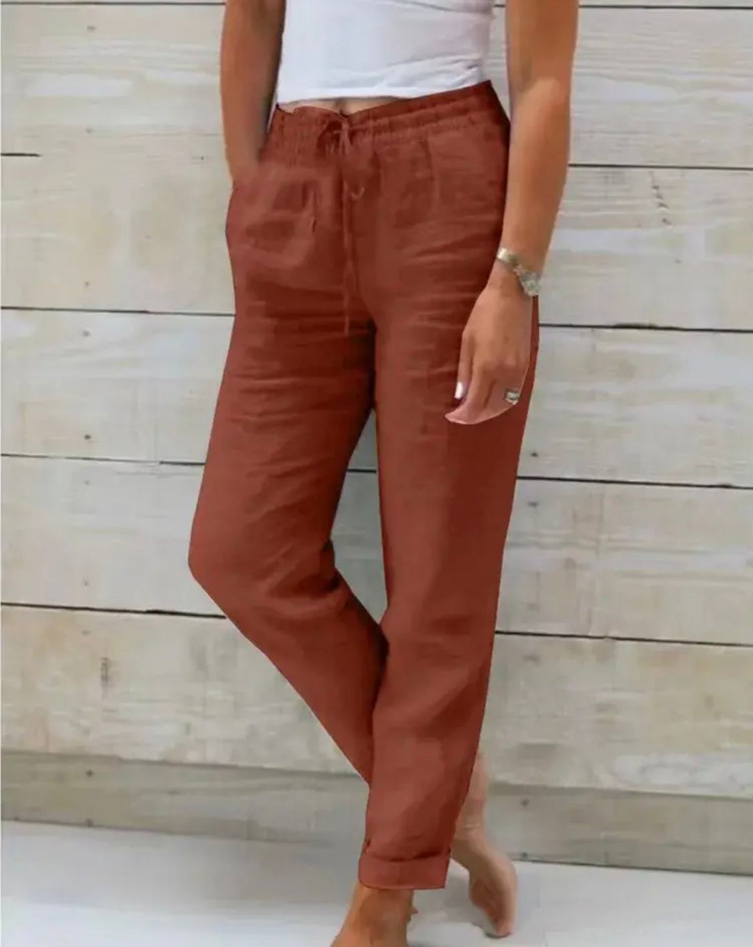 Firelle | Women’s Drawstring Trousers for Relaxed Everyday Attire