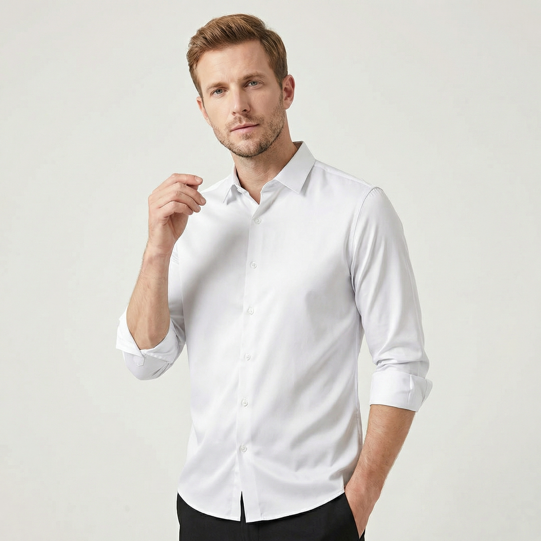Zerith | Men’s Button-Up Shirt in a sharp tailored look