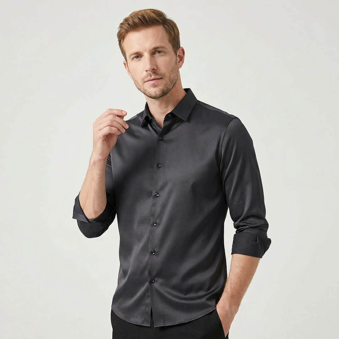 Zerith | Men’s Button-Up Shirt in a sharp tailored look