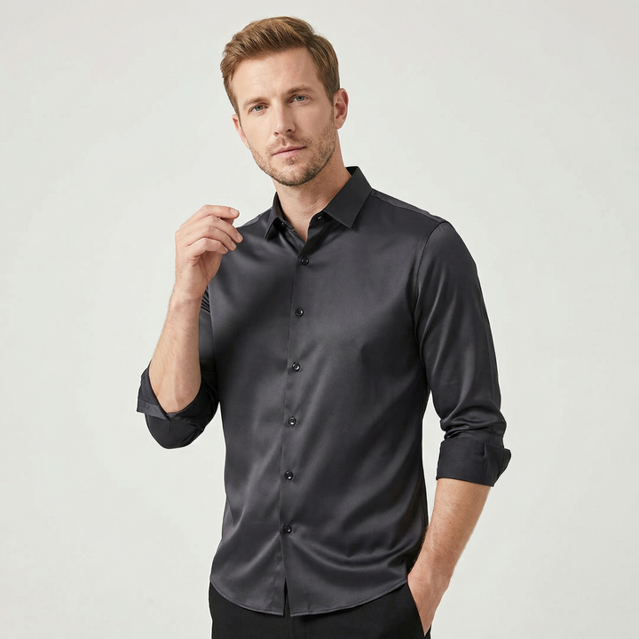 Zerith | Men’s Button-Up Shirt in a sharp tailored look