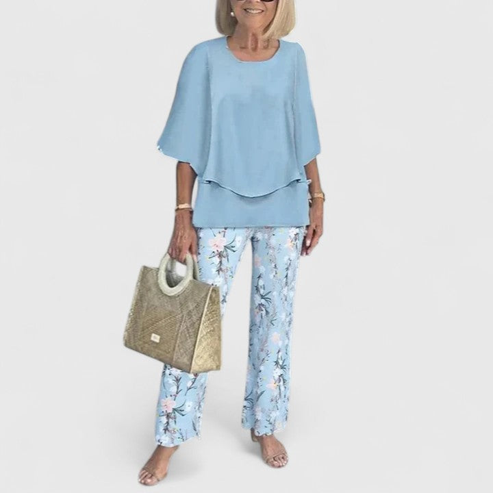 Bertha | Women’s Two-Piece Set in a Relaxed Elegant Style