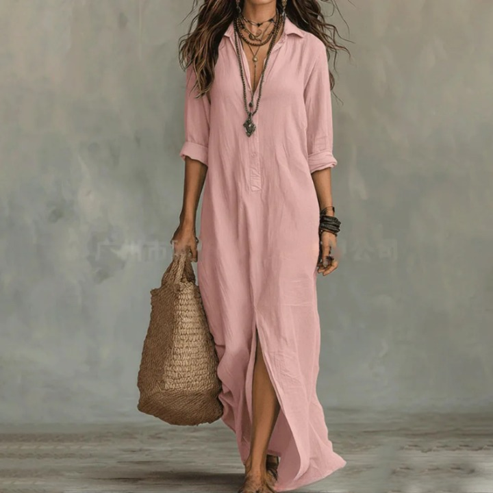 Sovelle | Women’s Shirt Dress in a Relaxed Maxi Length