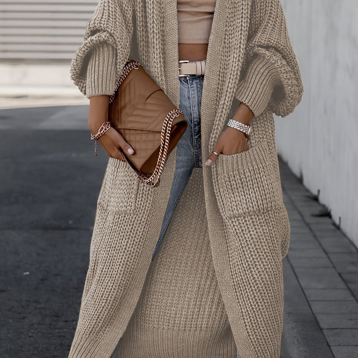 Layla™ - Elegant Deep V-Neck Long Sleeve Cardigan