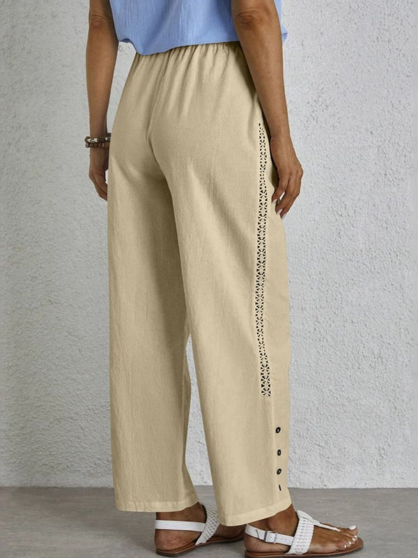 Celena™ - Effortless Buttoned Trousers