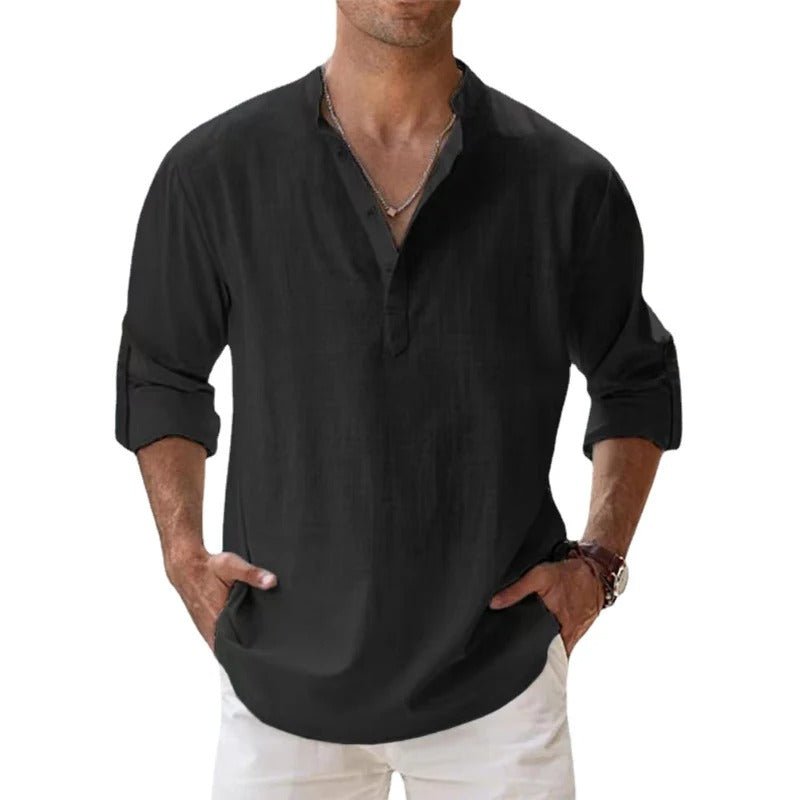 Lucan | Men’s Casual Shirt featuring a Notched Collar