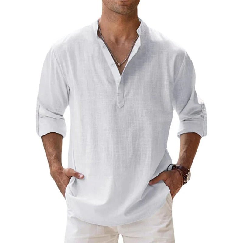 Lucan | Men’s Casual Shirt featuring a Notched Collar
