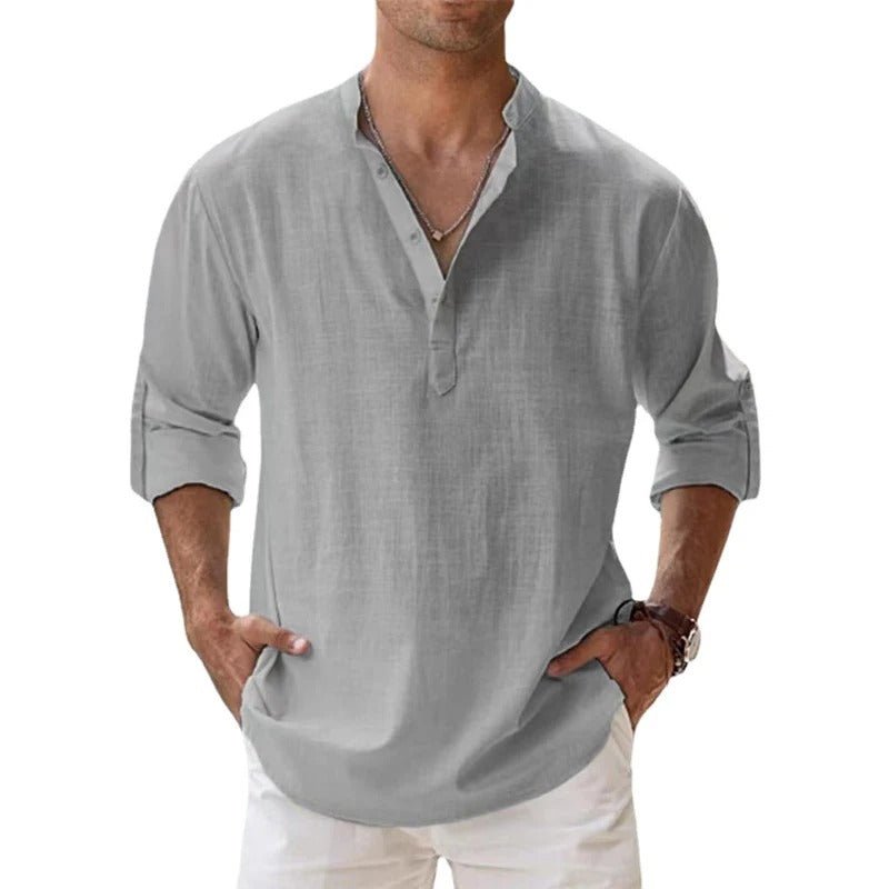Lucan | Men’s Casual Shirt featuring a Notched Collar